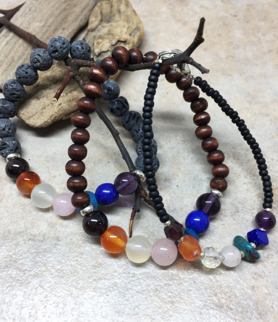 Chakra Bracelets Wood and Bead – Just Bead It